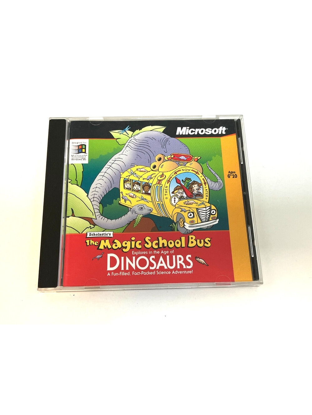 The Magic School Bus Explores in the Age of Dinosaurs (PC CD-ROM, 1996)